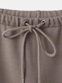 Mango Drawstring Wide Leg Trousers, Grey - view 2, Grey