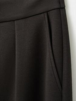 Mango High Waist Pleated Wide Leg Trousers, Chocolate - view 2, Chocolate