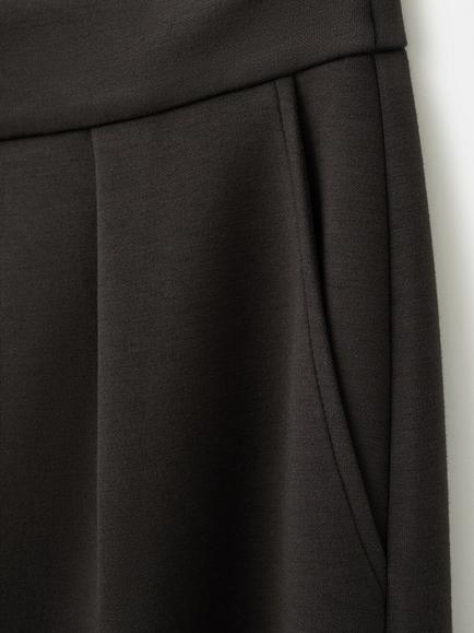 Mango High Waist Pleated Wide Leg Trousers, Chocolate - view 2, Chocolate