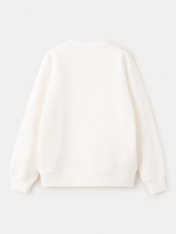 Mango Kids' Sudadera Cotton Graphic Sweatshirt, Natural - view 2, Natural