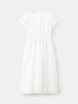Mango Kids' Midi Dress, White, White