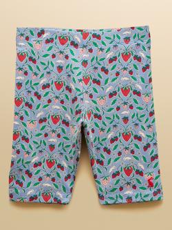 Joules Kids' Cycling Legging Shorts, Pack of 2, Blue/Pink - view 2, Blue/Pink