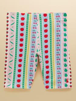 Joules Kids' Cycling Leggings Shorts, Pack of 2, Yellow/Multi - view 2, Yellow/Multi