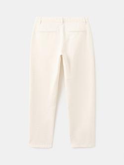 Mango Kids' Cotton-Linen Chinos, Beige - view 2, Beige