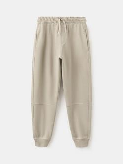 Mango Kids' Cotton Joggers, Sand, Sand