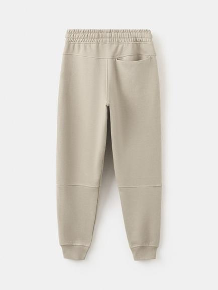 Mango Kids' Cotton Joggers, Sand - view 2, Sand