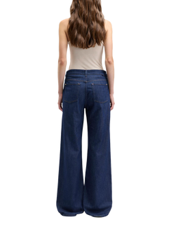 7 For All Mankind Lotta High Rise Jeans, Dark Blue - view 2, Dark Blue