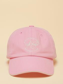 Joules Daley Cotton Baseball Cap, Pink, Pink