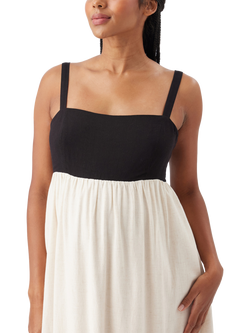 Ripe Olivia Maxi Maternity Dress, Natural/Black - view 2, Natural/Black