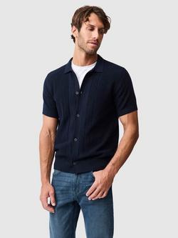 Rodd & Gunn Cobb River Knit Australian Cotton Cardigan, Midnight, Midnight