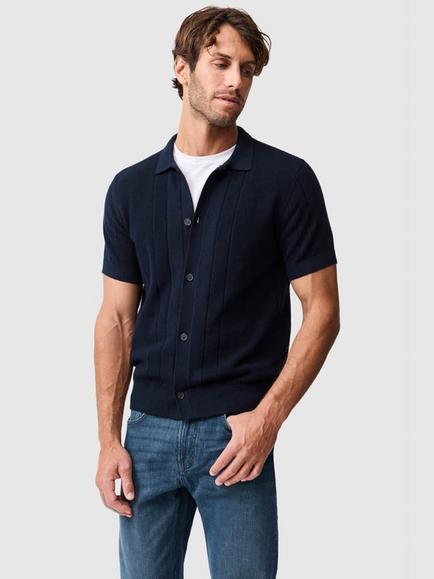 Rodd & Gunn Cobb River Knit Shirt, Midnight
