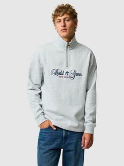 Rodd & Gunn Jubilee Australian Cotton Quarter-Zip Sweatshirt, Ash