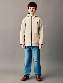 Mango Kids' Parka Coat, Ice, Ice