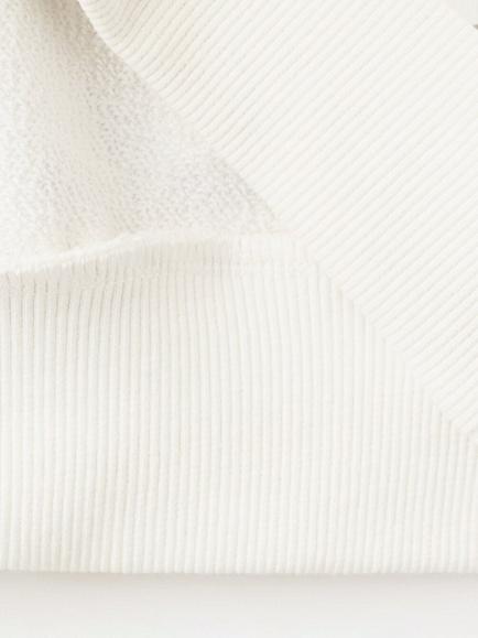 Mango Kids' Floral Print Zip Sweatshirt, Cream - view 2, Cream