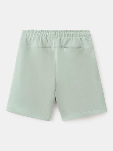 Mango Kids' Drawstring Bermuda Shorts, Aqua - view 2, Aqua