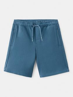Mango Kids' Drawstring Bermuda Shorts, Blue, Blue