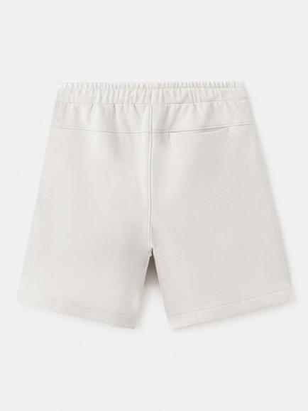 Mango Kids' Drawstring Bermuda Shorts, Ice - view 2, Ice