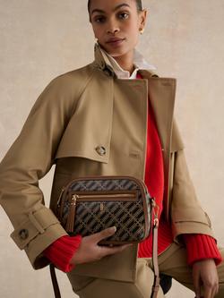 Hobbs Carlton Logo Insignia Bag, Tan/Multi - view 2, Tan/Multi