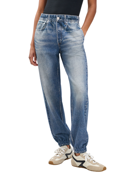 rag & bone Miramar Denim Effect Joggers, Blue