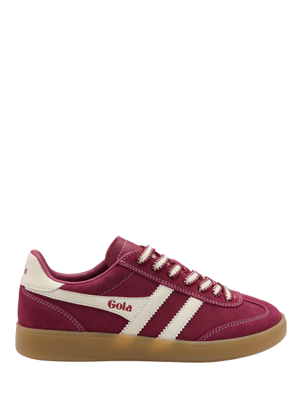 Gola Viper 78 Suede Trainers, Cerise/Off White, Cerise/Off White
