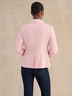 Hobbs Blake Check Jacket, Pink/Ivory - view 2, Pink/Ivory