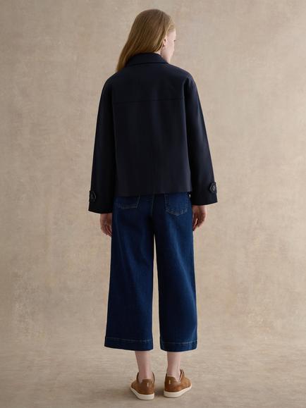 Hobbs Frida Shower Resistant Trench Jacket, Navy - view 2, Navy