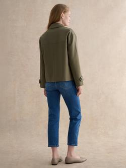 Hobbs Frida Shower Resistant Trench Jacket, Olive Green - view 2, Olive Green