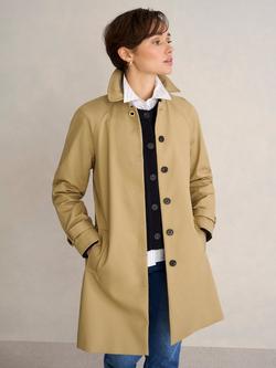 Hobbs Petite Vivienne Shower Resistant Trench Coat, Fawn Beige