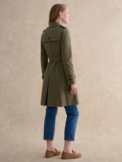 Hobbs Petite Skylar Shower Resistant Trench Coat, Olive - view 2, Olive