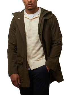 Guards London Blake Parka, Black, Khaki