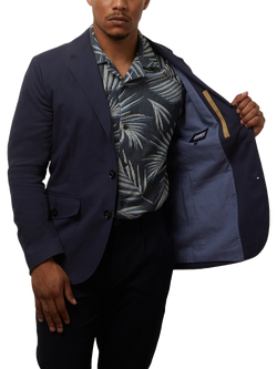 Guards London Brandford Single Breasted Blazer - view 2, Navy