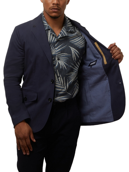 Guards London Brandford Single Breasted Blazer - view 2, Navy