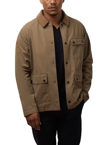 Guards London Ernest Cotton Harrington Jacket, Brown, Brown