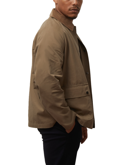 Guards London Ernest Cotton Harrington Jacket, Brown - view 2, Brown