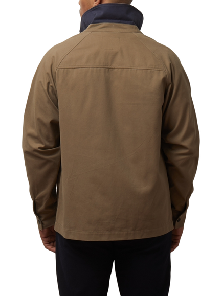 Guards London Jacob Cotton Twill Jacket - view 2, Brown