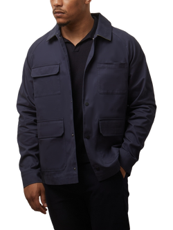 Guards London Jacob Cotton Twill Jacket - view 2, Navy