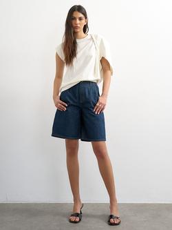 Topshop Denim Shorts, Indigo Rinse, Indigo Rinse