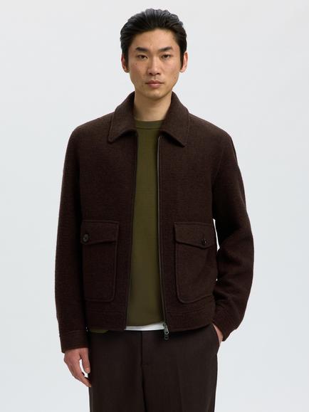 Selected Wool Blend Jacket, Delicioso, Delicioso