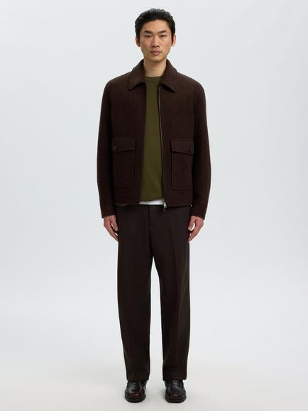 Selected Wool Blend Jacket, Delicioso - view 2, Delicioso