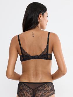 Triumph Comfort Allure Underwired Balconette Bra, Black - view 2, Black
