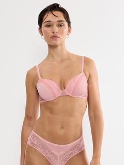 Triumph Comfort Allure Underwired Half-Padded Bra, Light Pink