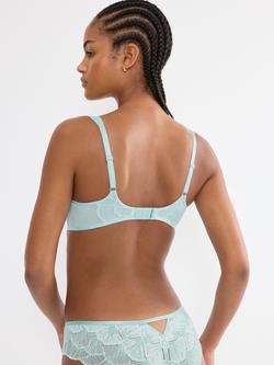 Triumph Palina Padded Undwerwired Balconette Bra - view 2, Light Blue