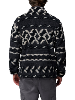 Columbia Rugged Ridge Half Zip Fleece, Black Knit Knot - view 2, Black Knit Knot