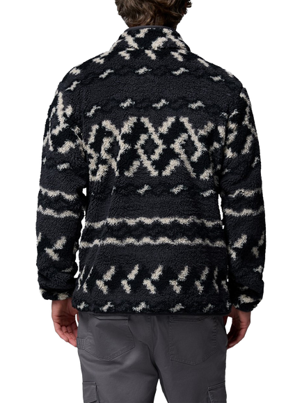 Columbia Rugged Ridge Half Zip Fleece - view 2, Black Knit Knot