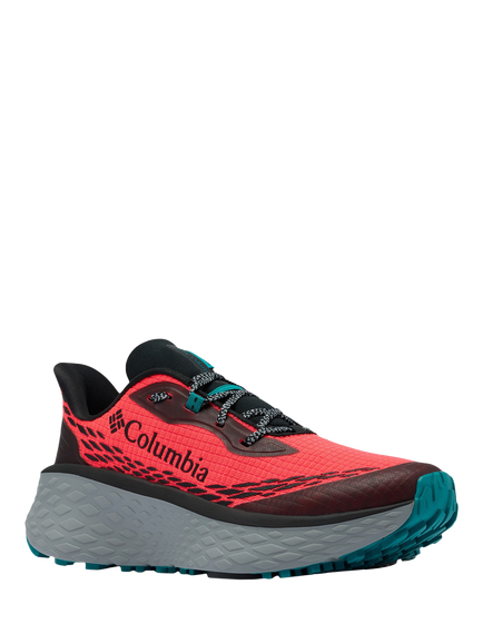 Columbia Women's Konos Trillium ATR Hiking Shoes - view 2, Neon Sunrise/Teal Chloride