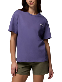 Columbia Heavyweight Cotton Rear Graphic T-Shirt, Stormwatch, Stormwatch