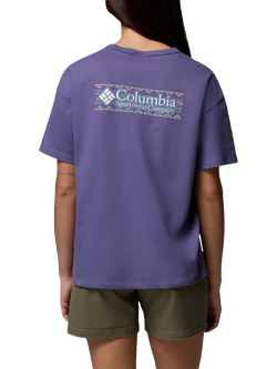 Columbia Heavyweight Cotton Rear Graphic T-Shirt, Stormwatch - view 2, Stormwatch