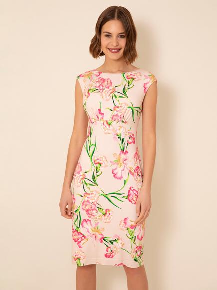 Alie Street Pippa Floral Shift Dress, Pink Blossom, Pink Blossom