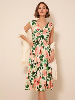 Alie Street Renee Knot Dress, Peony Pink, Peony Pink