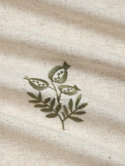 John Lewis Ariana Lined Pencil Pleat Door Curtain, Green - view 2, Green